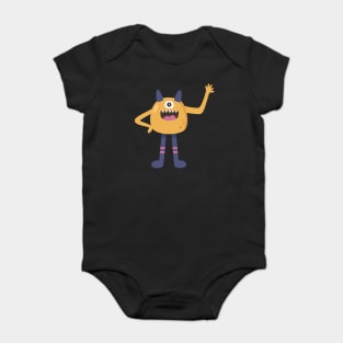 Cute one eye monster Baby Bodysuit